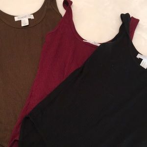 Forever 21 Ribbed Bodysuits